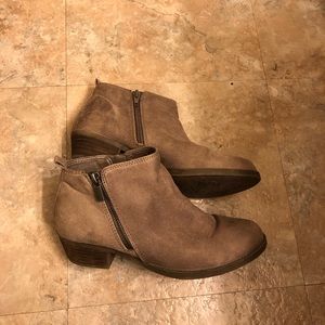 Tan Suede Carlos Booties
